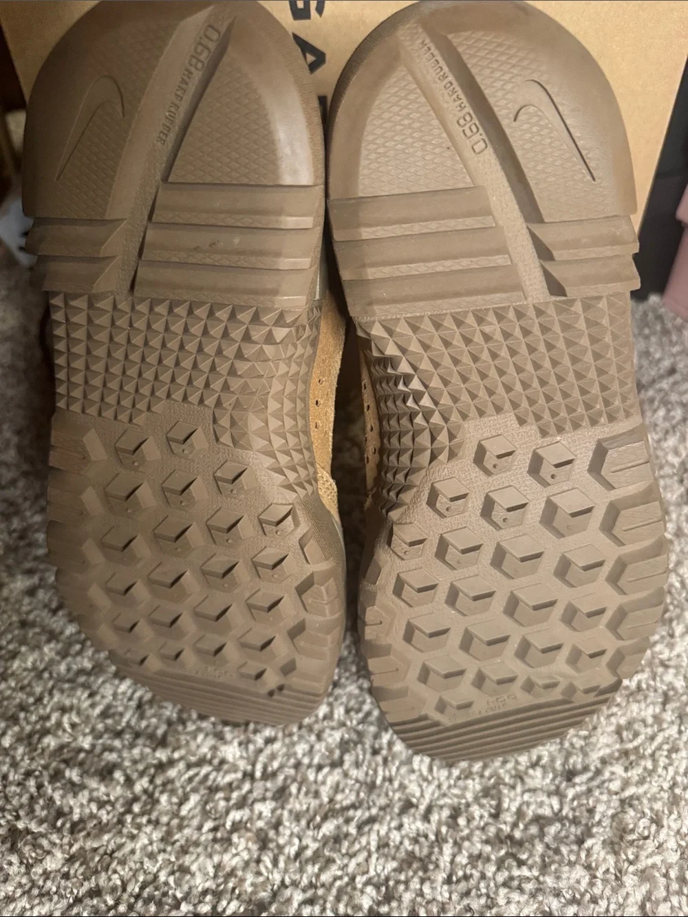 Nike Tan Suede Tactical Boots